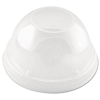 DCC16LCDH - Cappuccino Dome Sipper Lids, Clear