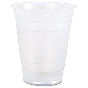 Boardwalk YE-160 16-Ounce Translucent Plastic Cup 80-Pack (Case of 12)