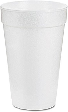 Dart 14J16 14 oz Med Foam Cup, 12 Series Lids (Case of 1000)