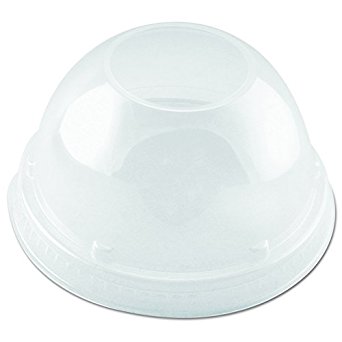 Dart DLR662 Clear Lid PET 662 Dome With Hole (Case of 1000)