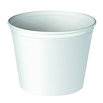 Solo 10T3-N0199 165 oz Unprinted Paper Bucket (Case of 100)