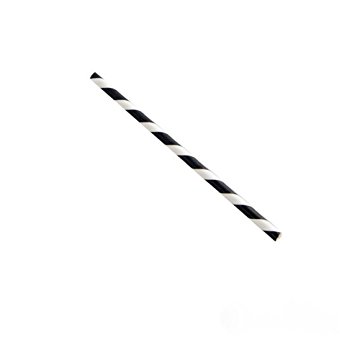 PacknWood Individually Wrapped Bee's Wax Coated Paper Cocktail Straws, 5.7