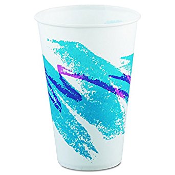 Solo R12N-00055 12 oz Jazz Waxed Paper Cold Cup (Case of 2000)