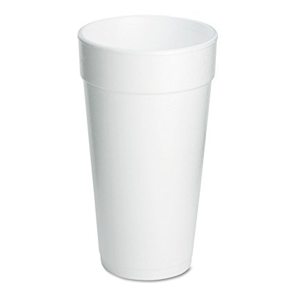 Dart 20J16 Foam Drink Cups, 20oz, 500/Carton