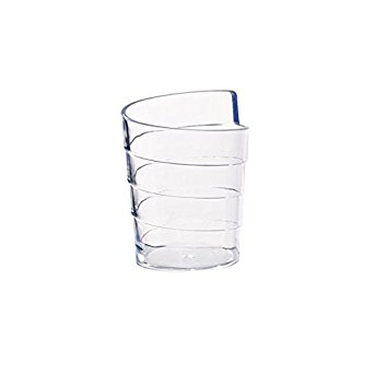 PacknWood Spiral Design Clear Plastic Mini Cup, 2.16