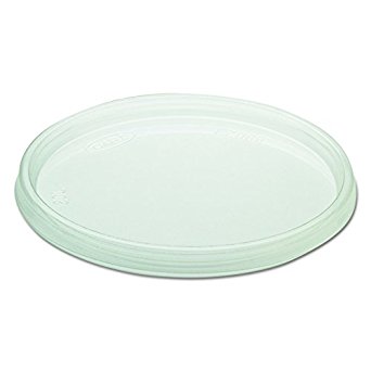 Dart 32CLR Clear Non-vented Lid - 32 Series (Case of 500)