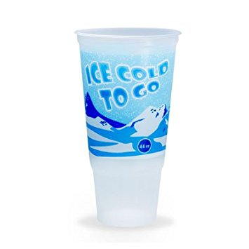 Plastic Cups with Lids - 44 oz Disposable Drinking Cups for Water, Soda & Soft Drinks - Translucent -...