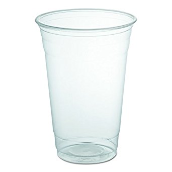 Dart 20PX Polypropylene Cups, Cold Cups, 20 oz, Clear, 50/Bag, 12 Bags/Carton