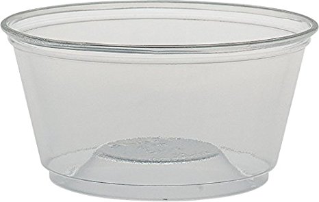 Solo TS5R-0090 5 oz Clear Plastic Sundae Cup (Case of 1000)