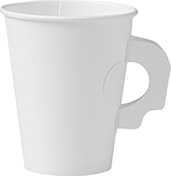 Solo 378HW-2050 8 oz White SSP Paper Hot Cup (Case of 1000)