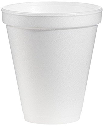 Dart 12J16 12 oz Med Foam Cup, 16 Series Lids (Case of 1000)