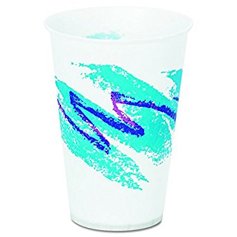 Solo R7N-00055 7 oz Jazz Waxed Paper Cold Cup (Case of 2000)