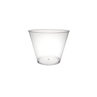 Party Essentials N540 Hard Plastic Tumbler, 5-Ounce Capacity, Clear (Case of 1000)