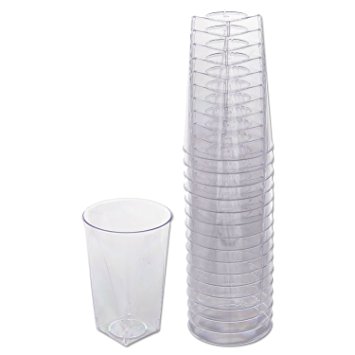 Milan Tumblers, 12 Oz, Plastic, Clear, 16 Tumblers/bag, 15 Bags/carton By: WNA