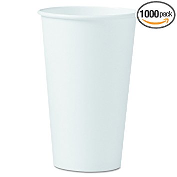 Solo 316W-2050 16 oz White SSP Paper Hot Cup (Case of 1000)