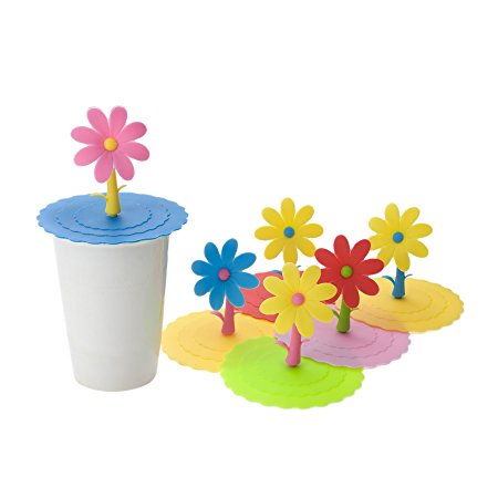 Aspire Silicone Cup Lids For Wholesale Anti-dust Leak-proof Flower Mug Cover Party Favors-Assorted-10 Packs