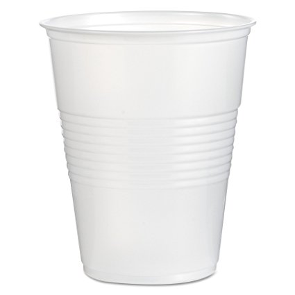 Boardwalk TRANSCUP16CT Translucent Plastic Cold Cups, 16oz (Case of 1000)