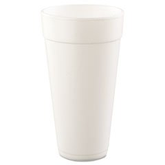 Drink Foam Cups, Hot/cold, 24oz, White, 500/carton By: Dart