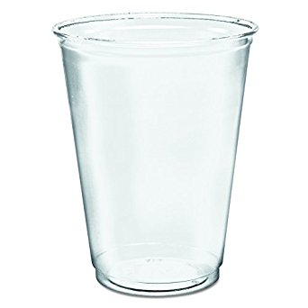 Dart TP22 12 oz Flush-fill Ultra Clear PET Plastic Cup (Case of 1000)