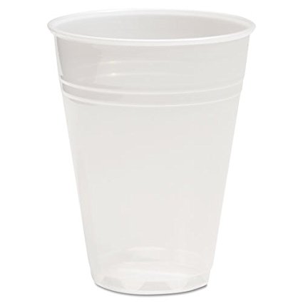 Boardwalk Translucent Plastic Cold Cups, 7oz, 100/Bag, 25 Bags/Carton