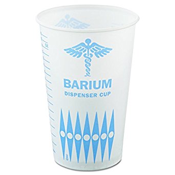 Solo RW16-5482 16/18 oz Barium Medical Waxed Paper Cup (Case of 1000)