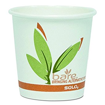 Solo 370RC-J8484 10 oz Bare PCF Paper Hot Cup (Case of 1000)