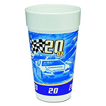 Dart 20J16RPM 20 oz RPM Foam Cup, 16 Series Lids (Case of 500)