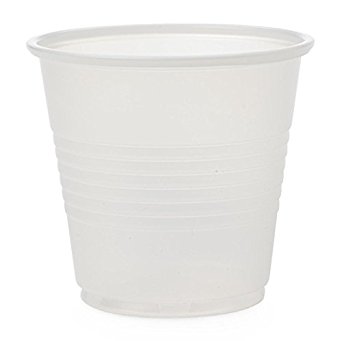 Medline NON030035 Disposable Cold Plastic Drinking Cup, 3.5 oz (Pack of 2500)