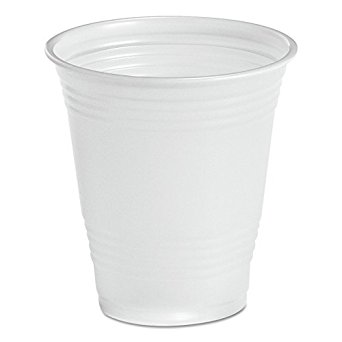 Boardwalk TRANSCUP14CT Translucent Plastic Cold Cups, 14oz, 50 Per Bag (Case of 20 Bags)