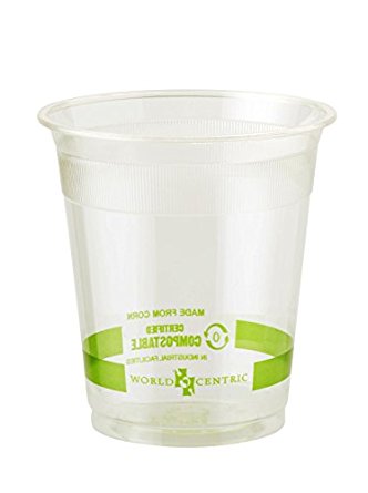 World Centric CP-CS-7 Compostable Ingeo Cups, 7 oz., Clear (Pack of 2000)