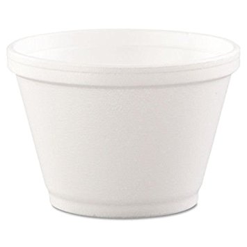 DCC6SJ12 - Dart 6SJ12 Squat Foam Containers, 6 Ounce