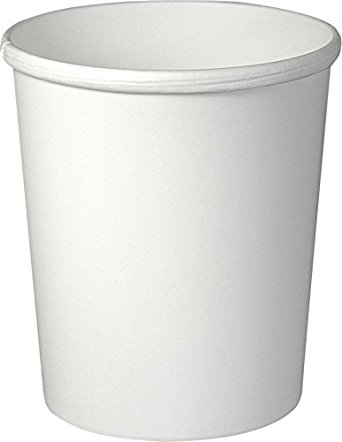 Solo H4325-2050 32 oz White Flexstyle DSP Paper Food Container (Case of 500)