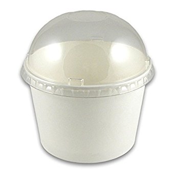 12 oz Paper Cup Dome Lids - 1,000 / Case