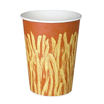 Solo GRS32-00021 32 oz Great Fries Paper Cup (Case of 500)