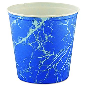 Solo 10T3-00069 165 oz Marble Paper Bucket (Case of 100)