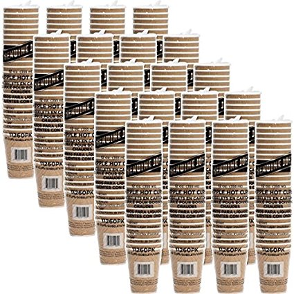 Genuine Joe Prootective Corrugated Hot Cups (500 Cups)