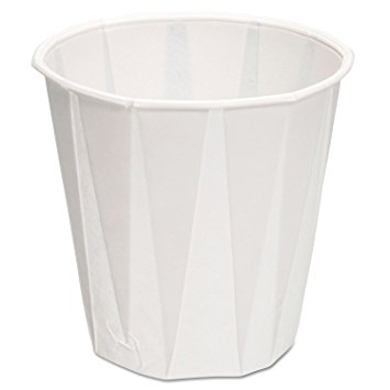 Genpak Harvest Paper Pleated Water Cup, 5 Ounce -- 2500 per case.