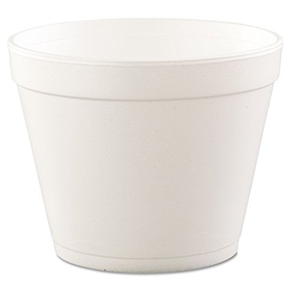 DCC24MJ48 - Insulated Foam Food Container, White, 24 Oz, 25/bag