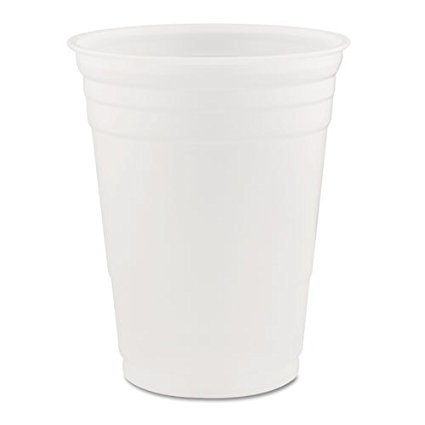 DART P16 Conex Translucent Plastic Cold Cups, 16 oz., (Case of 1,000)