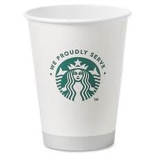 STARBUCKS 12 OUNCE HOT CUP 1,000 HOT CUPS PER CASE