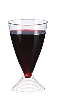 PackNWood 210VINSOUC Plastic Stemmed Wine Glass - 5 oz - : 2.7