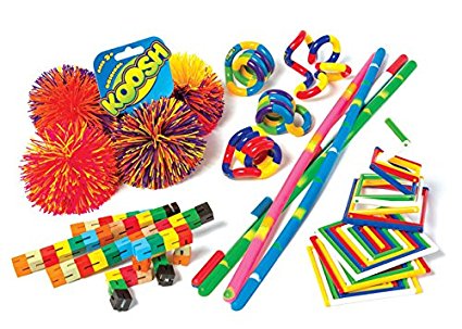 Fab 5 Fiddle Set - Set of 20 Stress Relief Fidget Toys & Sensory Tools